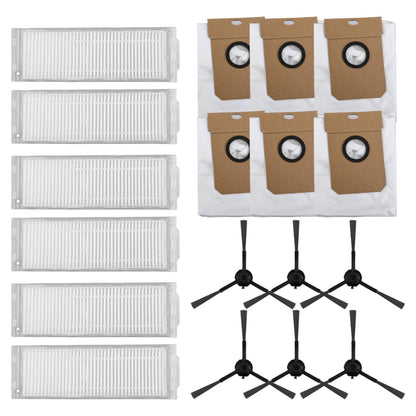 Cecotec Conga 13090 Spin Revol Home Vacuum Filter Dust Bag Side Brush Replacement Kit With 6 Filters 6 Bags 6 V1189-LWWAL-20260327-04565