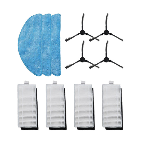 Dleadar Sweeper Accessories For Tesvor S7 Pro Robot Vacuum Cleaner Spare Parts Side Brush Filter Mop Cloth V1189-LWWAL-20260327-04567