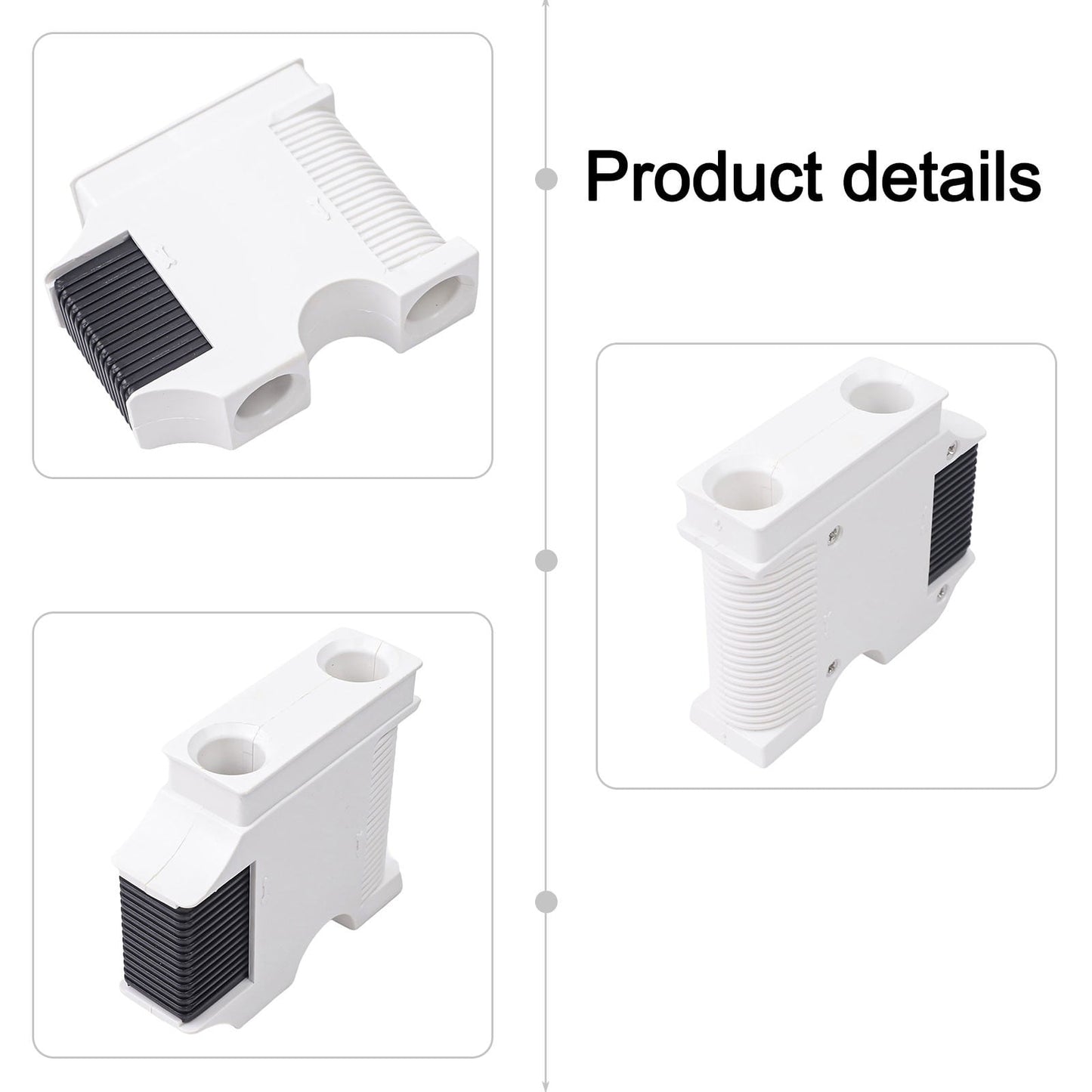 Boat Rail And Cleat Clip Hanger Black White Quick Connect Release For Marine Deck Hardware Abs Material Boat V1189-LWWAL-20260327-04570