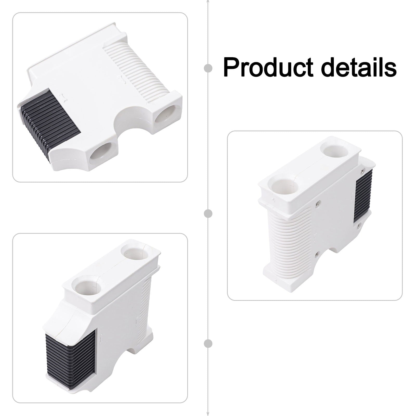 Boat Rail And Cleat Clip Hanger Black White Quick Connect Release For Marine Deck Hardware Abs Material Boat V1189-LWWAL-20260327-04570