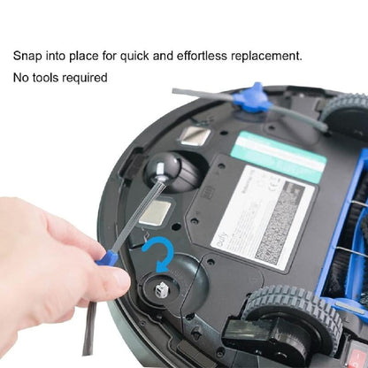 JZROCKER 10 Pack Replacement Side Brushes Tool Easy Installation Sweeper Part Suitable for 11S 30C Robot V1189-LWWAL-20260327-04571