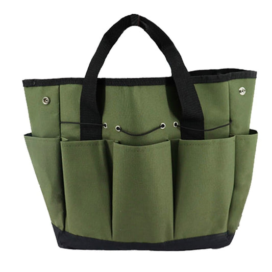 Garden Tool Bag With 9 Pockets Sturdy Oxford Cloth Gardening Tote Organizer For Home Yard Lawn 34W X 17D X V1189-LWWAL-20260327-04576