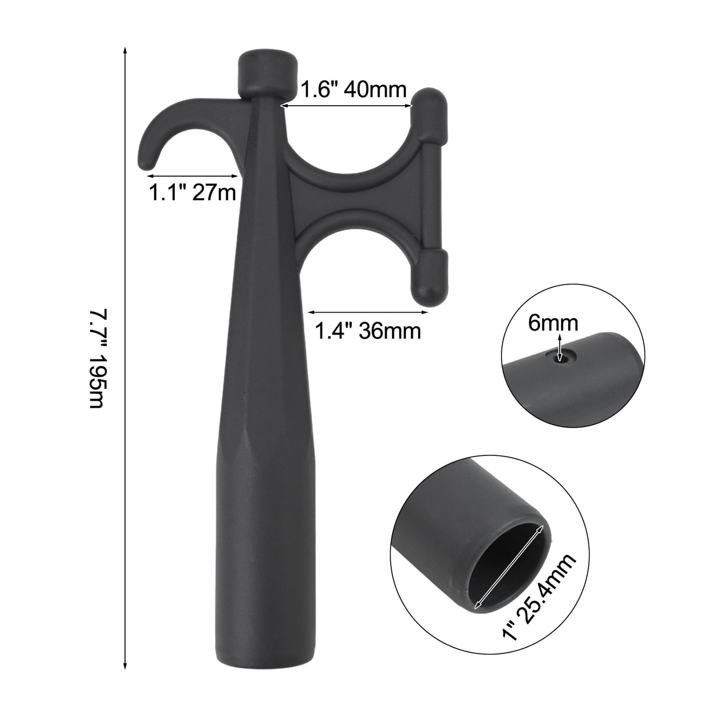 Nylon Boat Hook Extension Rod Hook Anti-Rust Boat Hook For Mooring Yacht Kayak V1189-LWWAL-20260327-04577