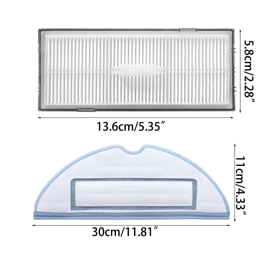 Yammee Plastic Robot Vacuum Cleaner Accessories Robot Replacement Sweeper Tools Mop Pad Replacement Part for V1189-LWWAL-20260327-04608