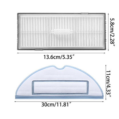 Yammee Plastic Robot Vacuum Cleaner Accessories Robot Replacement Sweeper Tools Mop Pad Replacement Part for V1189-LWWAL-20260327-04608