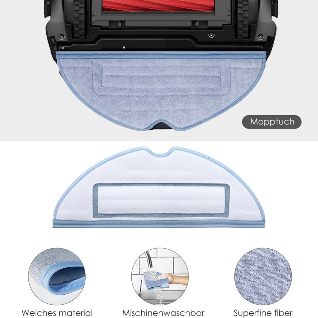 Yammee Plastic Robot Vacuum Cleaner Accessories Robot Replacement Sweeper Tools Mop Pad Replacement Part for V1189-LWWAL-20260327-04608