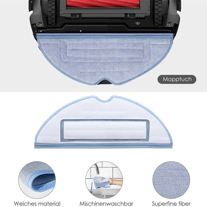 Yammee Plastic Robot Vacuum Cleaner Accessories Robot Replacement Sweeper Tools Mop Pad Replacement Part for V1189-LWWAL-20260327-04608