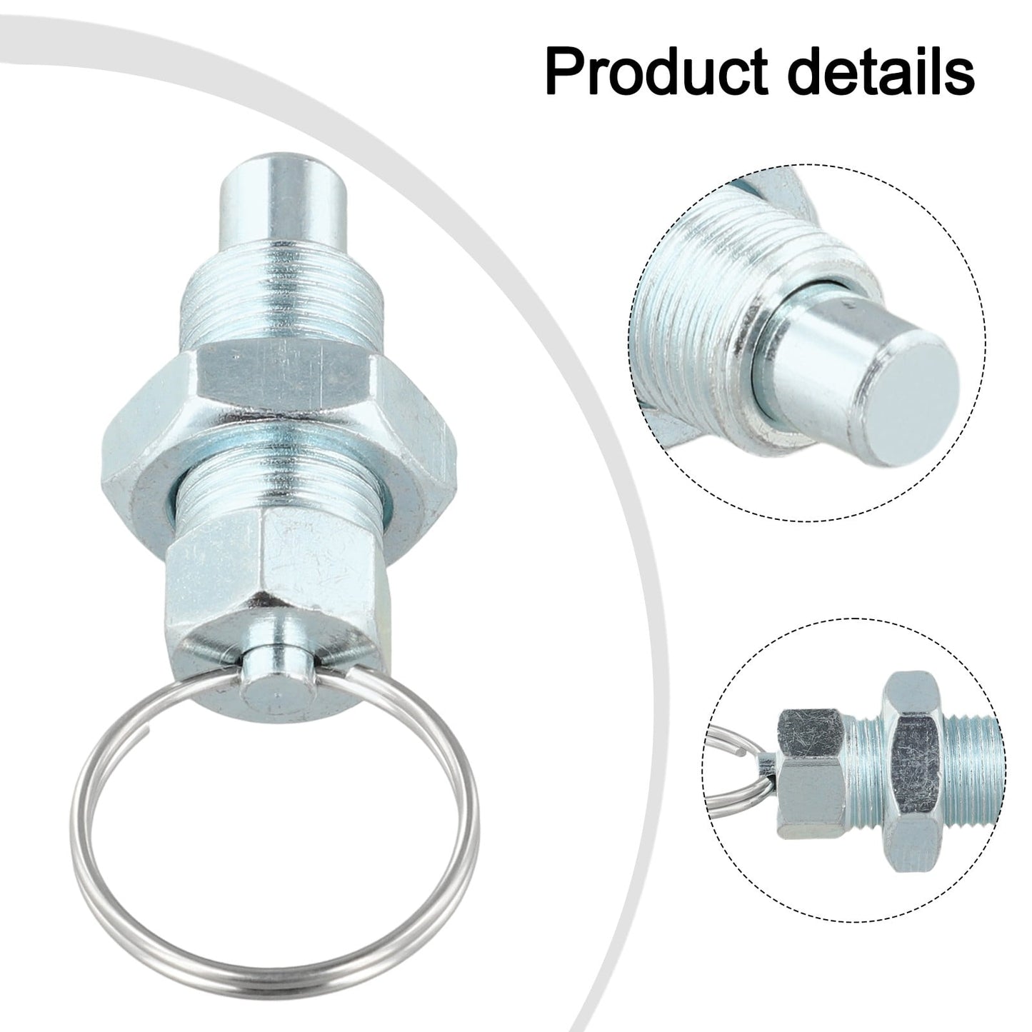PASILI Stainless Steel Pull Ring Quick Release Pin Spring Gym Lock Pin 6/8/10/12/16Mm M16*75 V1189-LWWAL-20260327-04616