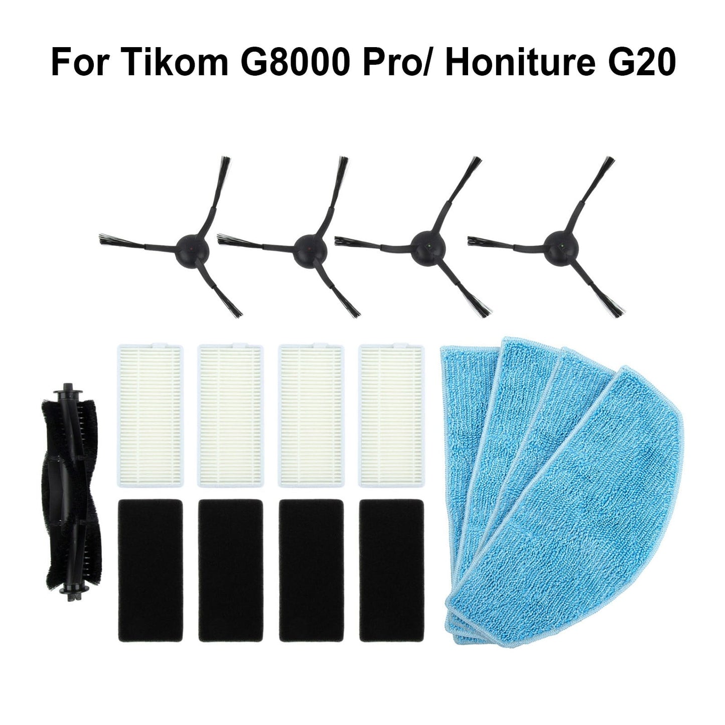 Main Roller Brush For Tikom G8000 Pro/Honiture G20 Vacuum Cleaner Accessories Roller Side Brush Filter Mop V1189-LWWAL-20260327-04654