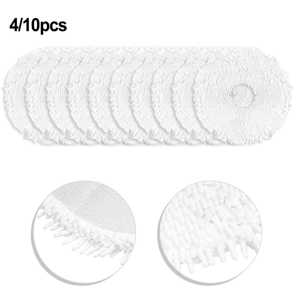 4/10 Packs Mop Cloth Kits For Midea V12 Vacuum Cleaner Replacement Spare Parts Accessories Mop Cloth Rags V1189-LWWAL-20260327-04655