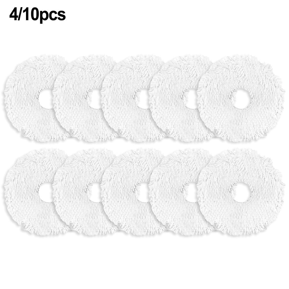 4/10 Packs Mop Cloth Kits For Midea V12 Vacuum Cleaner Replacement Spare Parts Accessories Mop Cloth Rags V1189-LWWAL-20260327-04655