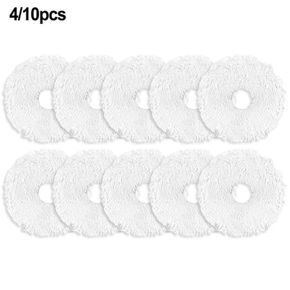 4/10 Packs Mop Cloth Kits For Midea V12 Vacuum Cleaner Replacement Spare Parts Accessories Mop Cloth Rags V1189-LWWAL-20260327-04655