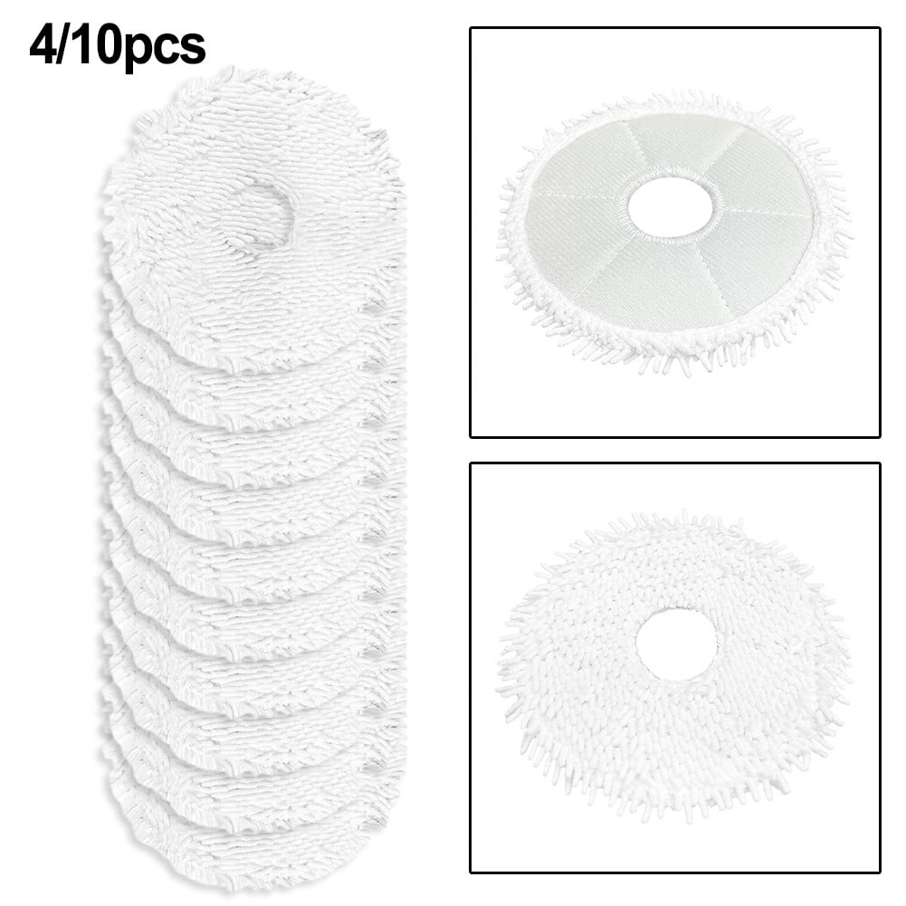 4/10 Packs Mop Cloth Kits For Midea V12 Vacuum Cleaner Replacement Spare Parts Accessories Mop Cloth Rags V1189-LWWAL-20260327-04655