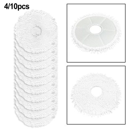 4/10 Packs Mop Cloth Kits For Midea V12 Vacuum Cleaner Replacement Spare Parts Accessories Mop Cloth Rags V1189-LWWAL-20260327-04655