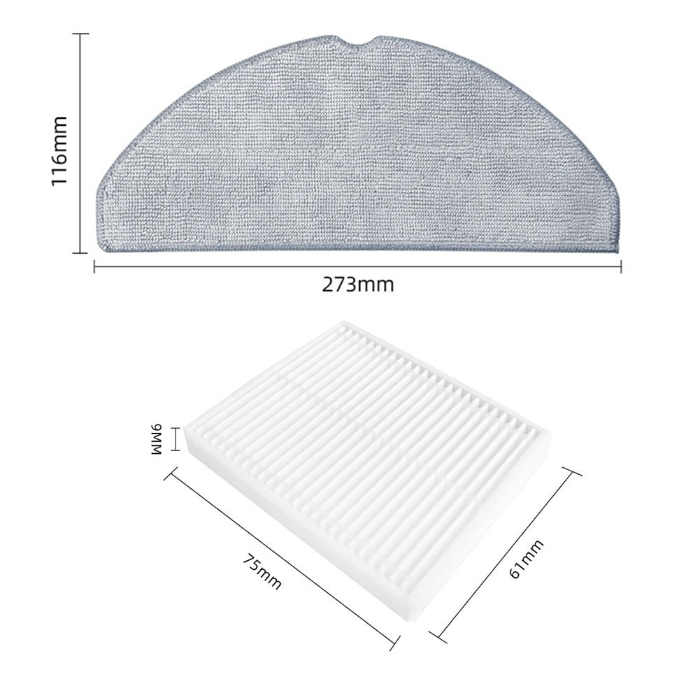 For Roborock For Q7 M5+ / For Q7 Tf+ Robot Vacuum Replacement Accessory Pack A V1189-LWWAL-20260327-04656