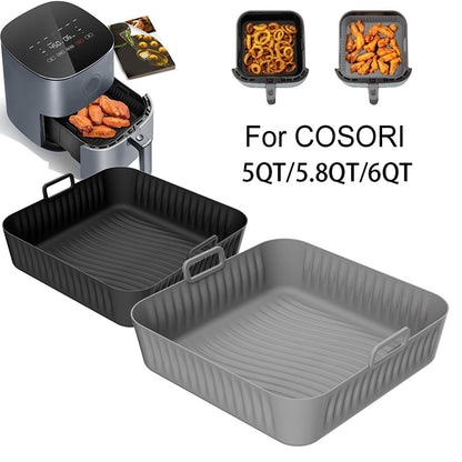 Easily Washable Silicone Liner Designed Specifically for Cosori Air Fryers gray V1189-LWWAL-20260327-04660