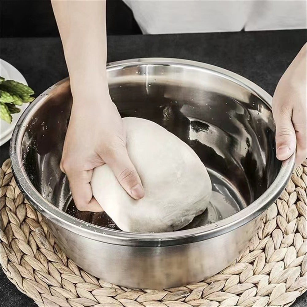 4 Pcs Kitchen Mixing Bowls with Grater Lid Stainless Steel Construction V1189-LWWAL-20260327-04661