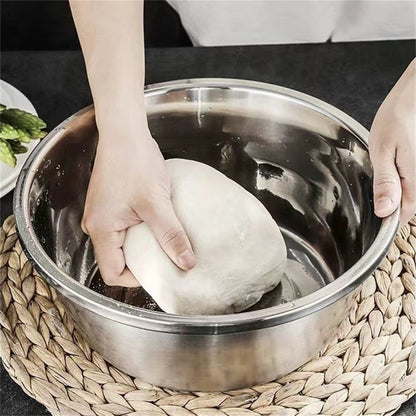 4 Pcs Kitchen Mixing Bowls with Grater Lid Stainless Steel Construction V1189-LWWAL-20260327-04661