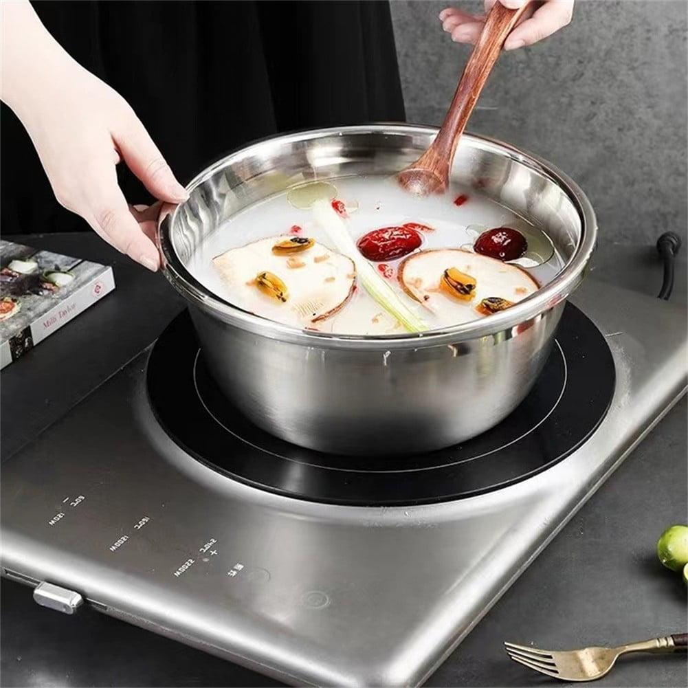 4 Pcs Kitchen Mixing Bowls with Grater Lid Stainless Steel Construction V1189-LWWAL-20260327-04661