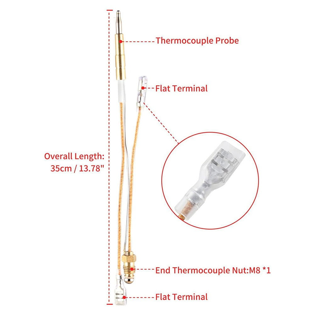 Outdoor Patio Heater Thermal Coupler for Propane powered Outdoor Indoor Heating 3pcs 2pcs V1189-LWWAL-20260327-04663