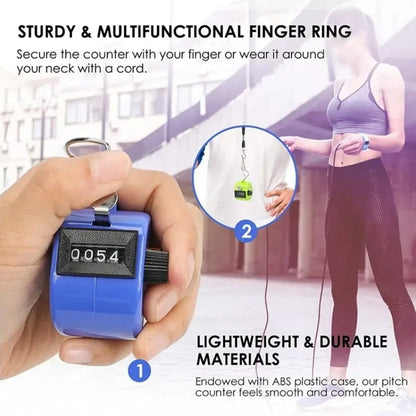 Ergonomic Hand Counter Device for Accurate Counting in Events and Stores white Rosy V1189-LWWAL-20260327-04666