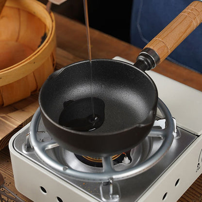 Deepened cast iron oil pouring pan mini pan for hot milk and frying eggs V1189-LWWAL-20260327-04672