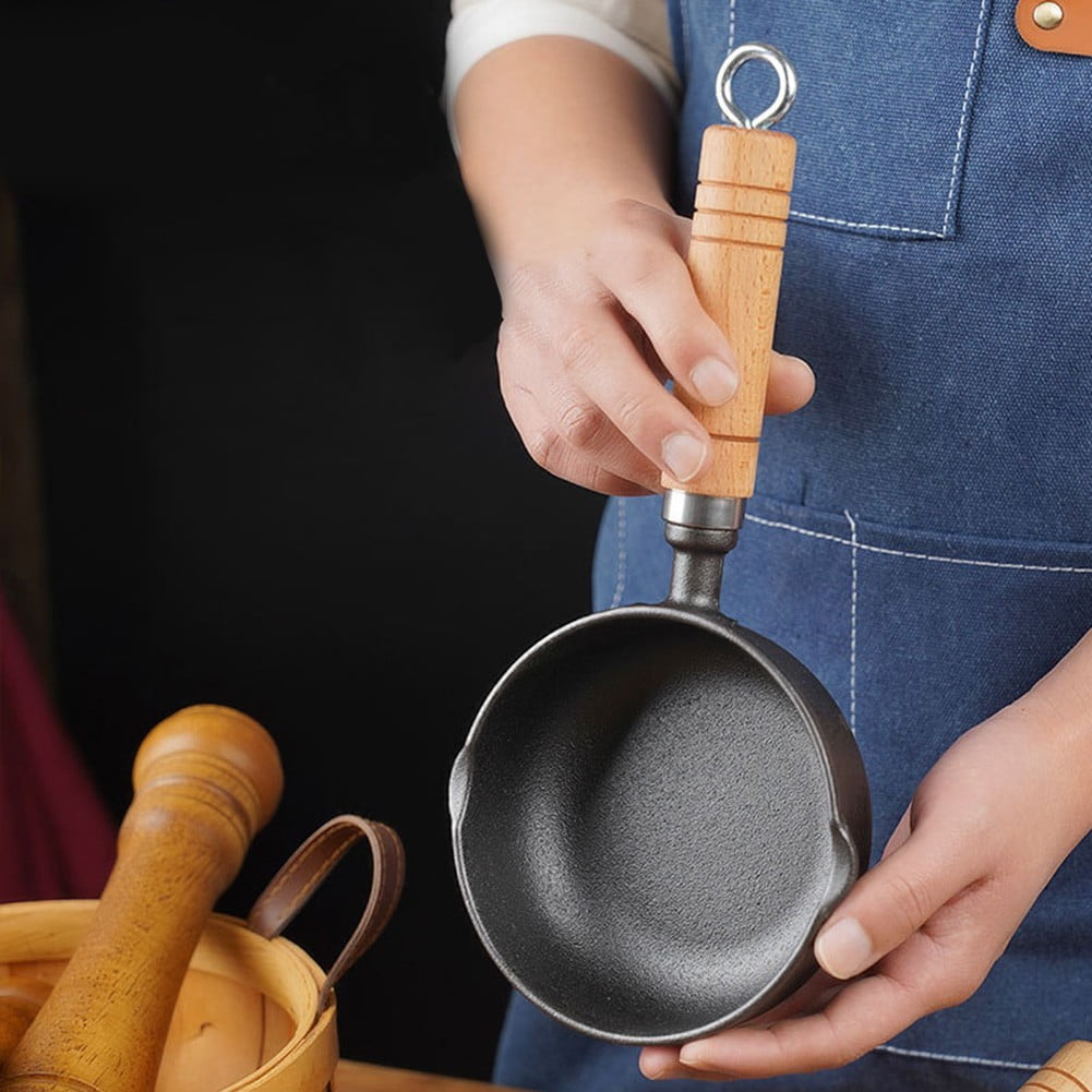 Deepened cast iron oil pouring pan mini pan for hot milk and frying eggs V1189-LWWAL-20260327-04672