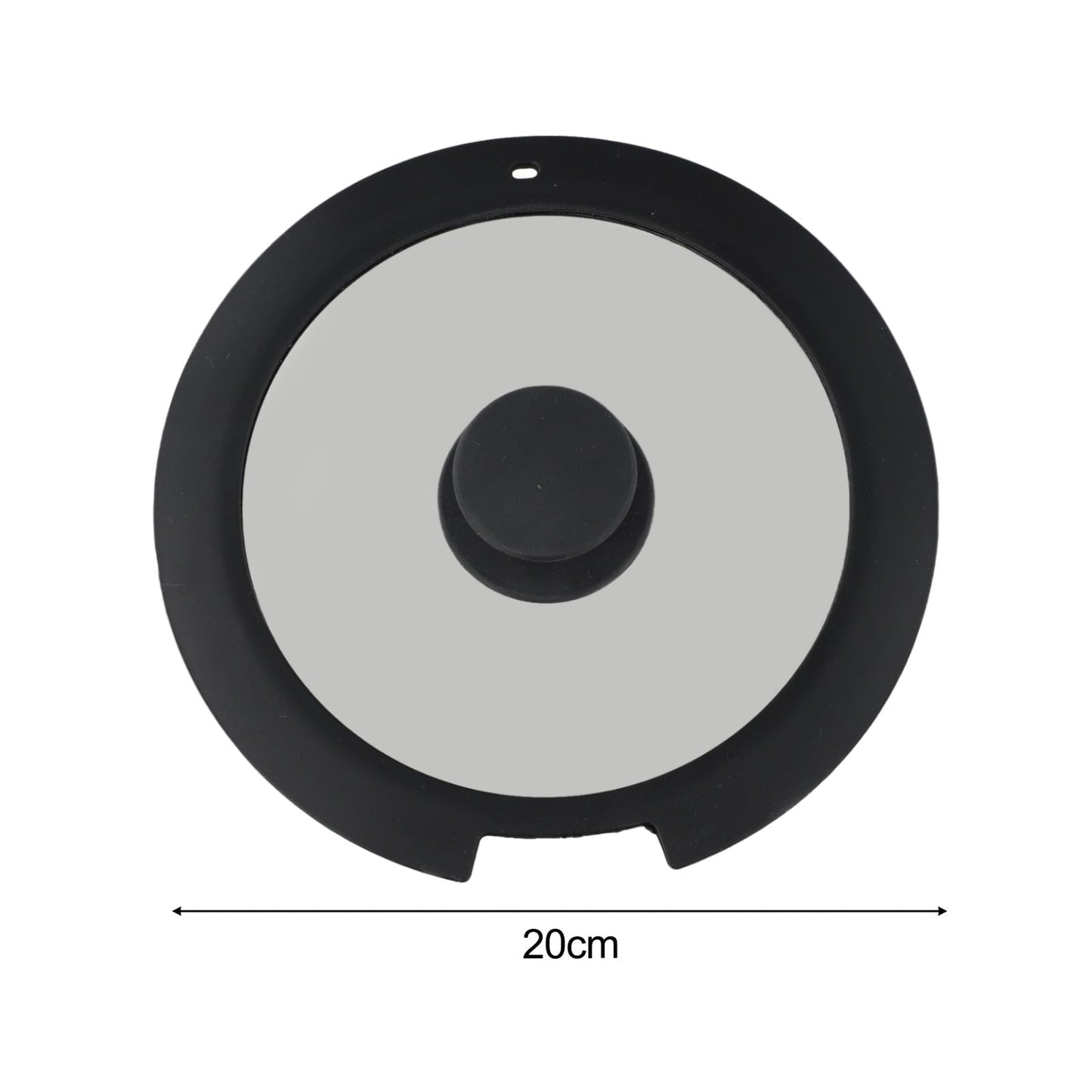 Sleek Black White Silicone Lids Available in Size Range of 18cm to 26cm B 20CM A 20CM V1189-LWWAL-20260327-04673