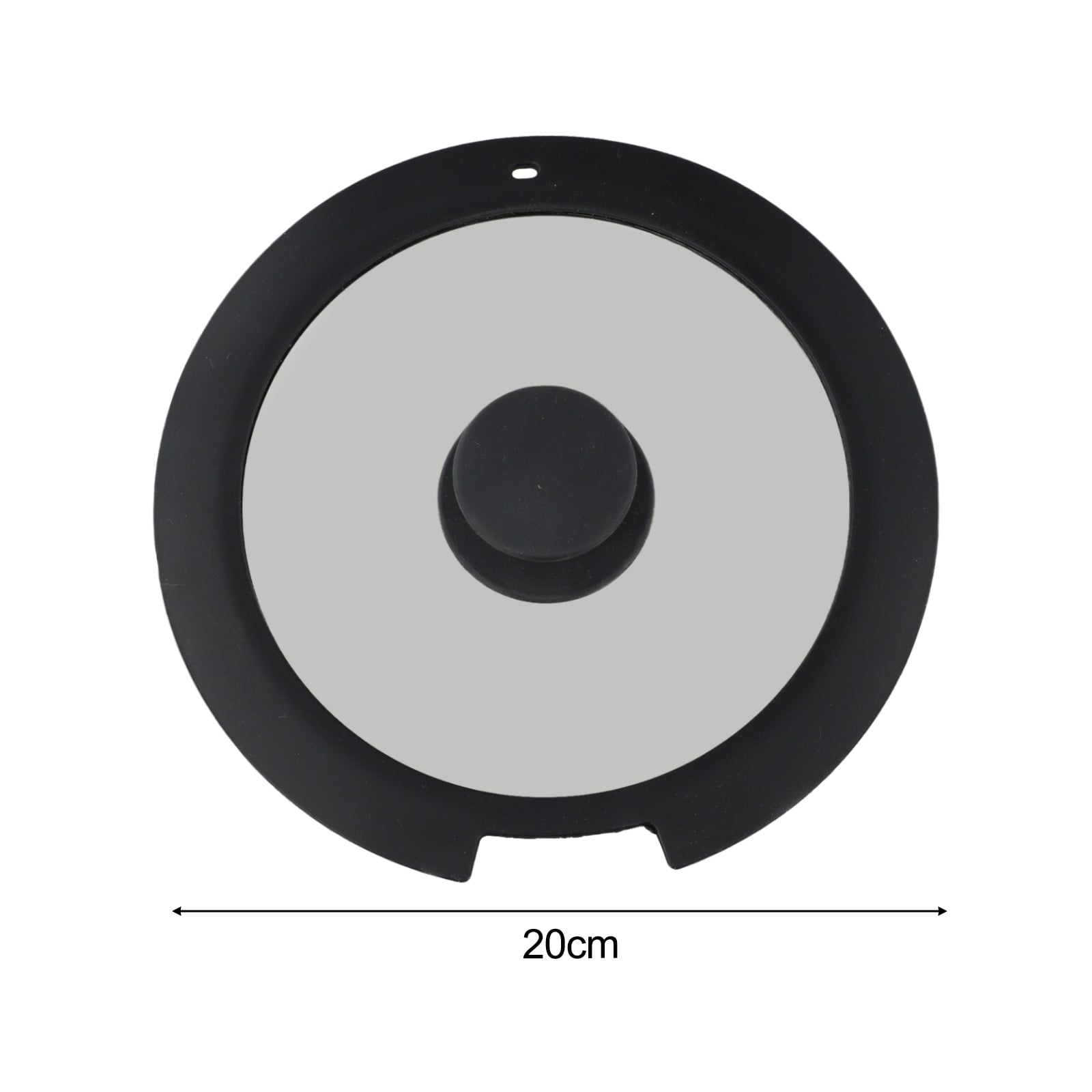 Sleek Black White Silicone Lids Available in Size Range of 18cm to 26cm B 20CM A 20CM V1189-LWWAL-20260327-04673