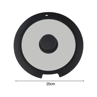Sleek Black White Silicone Lids Available in Size Range of 18cm to 26cm B 20CM A 20CM V1189-LWWAL-20260327-04673