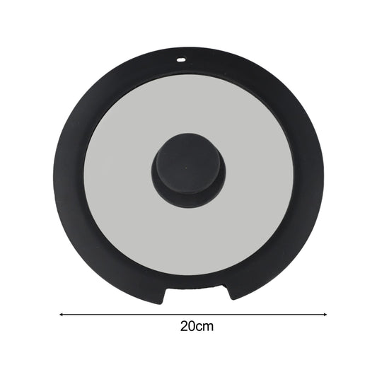 Sleek Black White Silicone Lids Available in Size Range of 18cm to 26cm B 20CM A 20CM V1189-LWWAL-20260327-04673