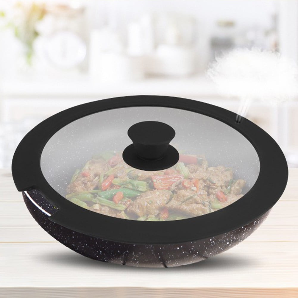 Sleek Black White Silicone Lids Available in Size Range of 18cm to 26cm B 20CM A 20CM V1189-LWWAL-20260327-04673