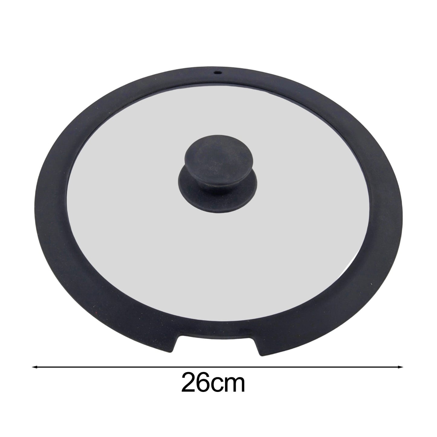 Sleek Black White Silicone Lids Available in Size Range of 18cm to 26cm B 20CM A 26CM V1189-LWWAL-20260327-04674