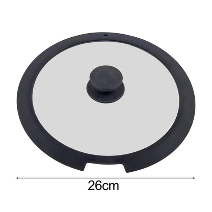 Sleek Black White Silicone Lids Available in Size Range of 18cm to 26cm B 20CM A 26CM V1189-LWWAL-20260327-04674