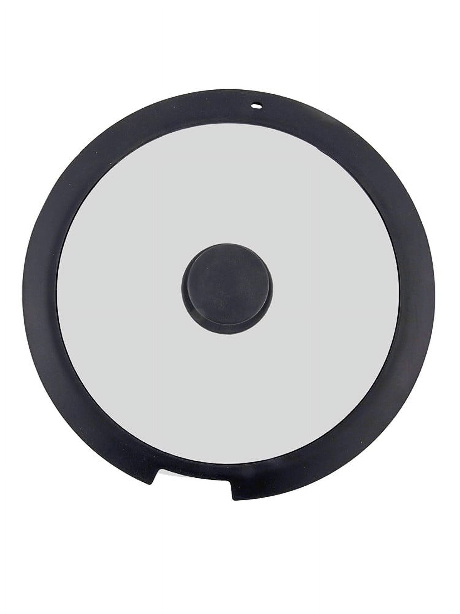Sleek Black White Silicone Lids Available in Size Range of 18cm to 26cm B 20CM A 26CM V1189-LWWAL-20260327-04674