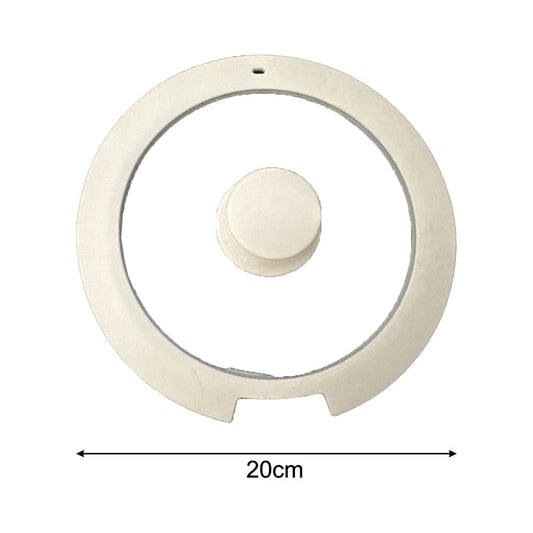 Sleek Black White Silicone Lids Available in Size Range of 18cm to 26cm B 20CM V1189-LWWAL-20260327-04675