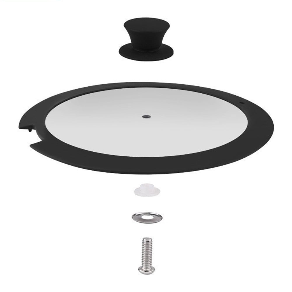 Sleek Black White Silicone Lids Available in Size Range of 18cm to 26cm B 20CM V1189-LWWAL-20260327-04675
