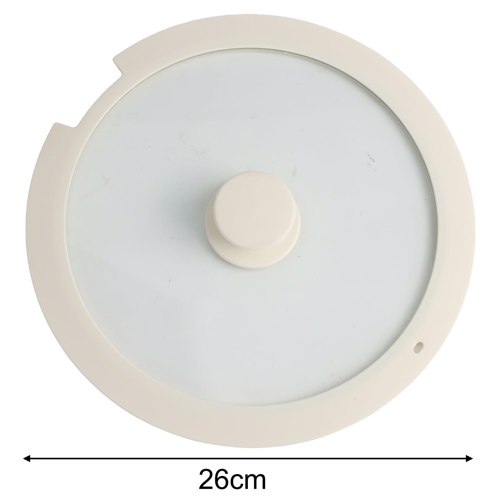 Sleek Black White Silicone Lids Available in Size Range of 18cm to 26cm B 20CM B 26CM V1189-LWWAL-20260327-04676