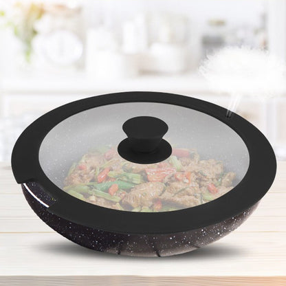 Sleek Black White Silicone Lids Available in Size Range of 18cm to 26cm B 20CM B 26CM V1189-LWWAL-20260327-04676