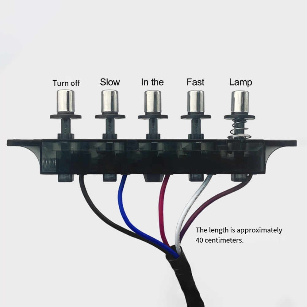 Kitchen Range Hood Switch Button with 5 Functions for Safety and Control V1189-LWWAL-20260327-04682