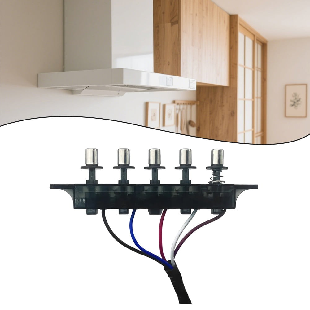 Kitchen Range Hood Switch Button with 5 Functions for Safety and Control V1189-LWWAL-20260327-04682