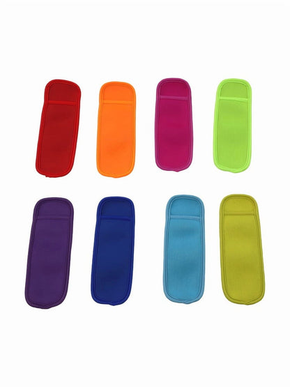 8 Pack Reusable Popsicle Ice Sleeves: Keep Kids' Hands Warm & Clean! V1189-LWWAL-20260327-04683