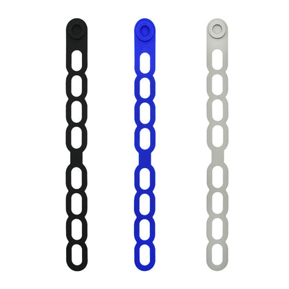 4 Pcs Silicone Latch Strap Tie for Slow Cooker Lid Lunch Box Bundling Organizing Black V1189-LWWAL-20260327-04687
