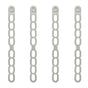 4 Pcs Silicone Latch Strap Tie for Slow Cooker Lid Lunch Box Bundling Organizing Black Gray V1189-LWWAL-20260327-04689