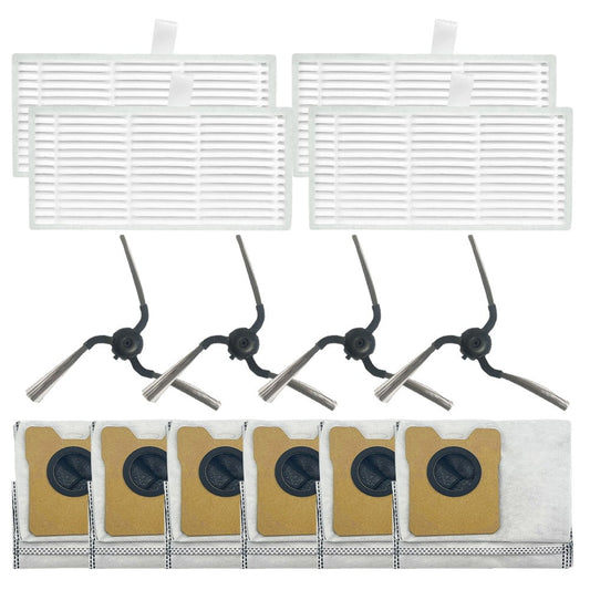 Luolandi For eufy Robot Vacuum C10 Robot Vacuum Accessories Side Brush Filter Dust Bag V1189-LWWAL-20260327-04702