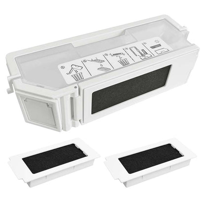 Efficient Dust Collection Dustbin with Filter Compatible with For Ecovacs T30 PRO For OMNI T30 and T30S Robot V1189-LWWAL-20260327-04706