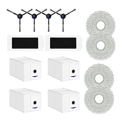 14pcs For Deebot T30 Pro For Omni Vacuum Cleaner Kit Dust Bag Filter V1189-LWWAL-20260327-04718