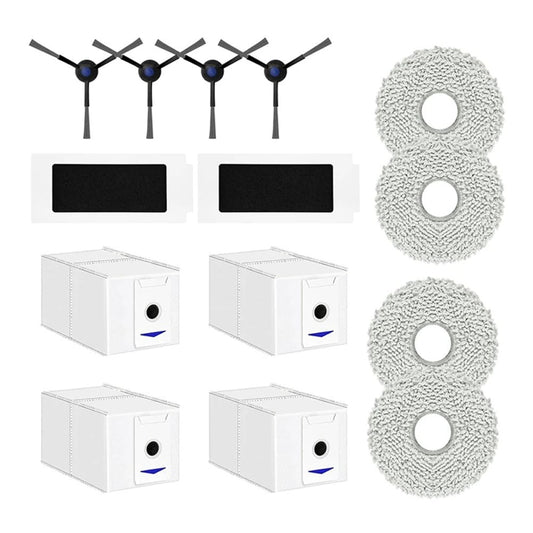 14pcs For Deebot T30 Pro For Omni Vacuum Cleaner Kit Dust Bag Filter V1189-LWWAL-20260327-04718