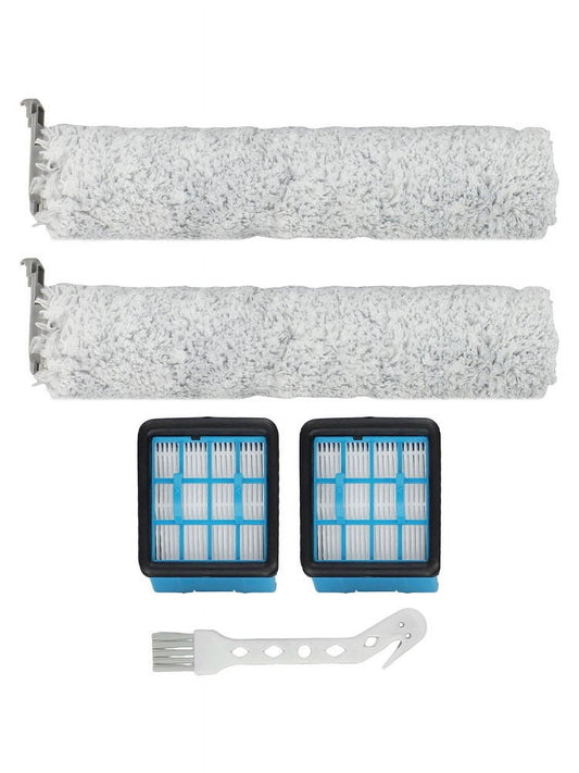 Vacuum Cleaner Roller For Brush and Filter for Bissell For CrossWave 3912N 4046 Essential Cleaning Kit with 2 V1189-LWWAL-20260327-04721
