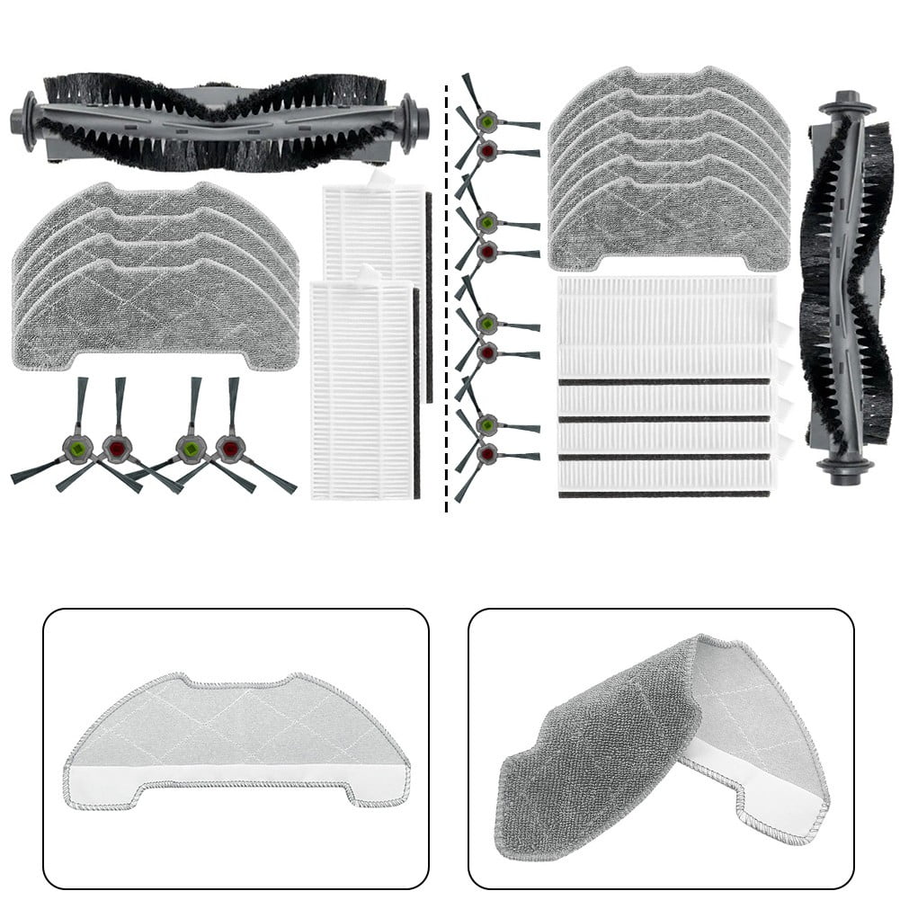 Essential Main Brush Filters Mop Cloth Kit for AIRROBO P30 Vacuum Cleaner B V1189-LWWAL-20260327-04751